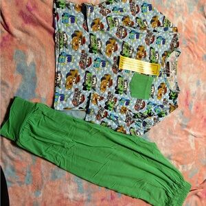 Kids Cars Toy Story Mash Up Bamboo Daywear Set - Long Sleeve Top & Joggers